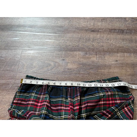 Pottery Barn Mens Pajamas Holiday Plaid Size Large Red and Green M8 - Picture 5 of 7